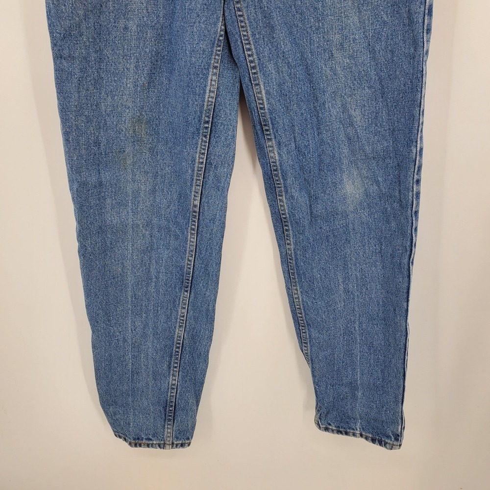 Levis 560 Vintage 90s Loose Fit Tapered Leg Jeans Mens 31x36 Made in USA Blue - Picture 9 of 10